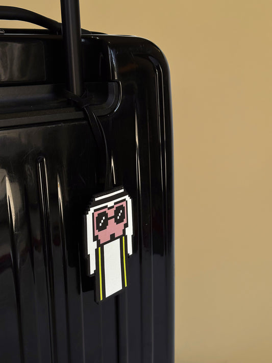Pixel Groom Leather Charm