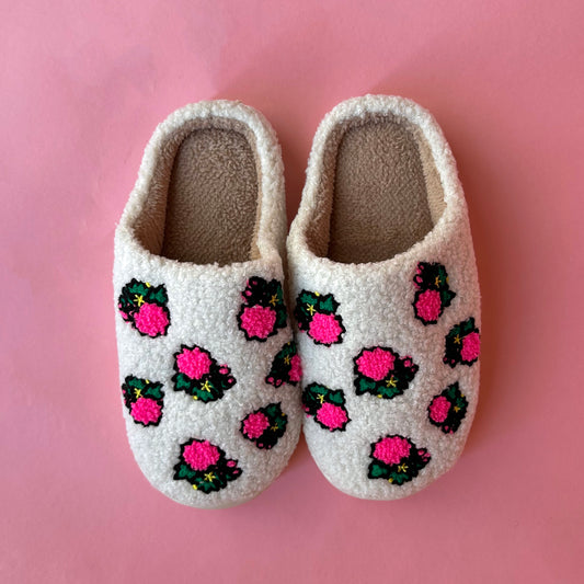 Floral Slippers