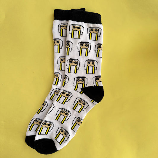Pixel Groom socks - Large